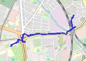 Trasa z dnia 2023-02-20 08:01 - mapa trasy gps - rower górski