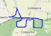 Trasa z dnia 2023-02-26 12:15 - mapa trasy gps - bieganie