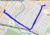 Trasa z dnia 2023-03-01 14:26 - mapa trasy gps - rower górski