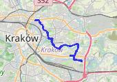 Trasa z dnia 2023-03-14 13:48 - mapa trasy gps - rower górski