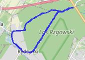 Rydzynki, Tęczowa, Komarowa 2023-03-18 12:10 - mapa trasy gps - wędrówka