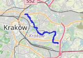 Trasa z dnia 2023-03-20 23:57 - mapa trasy gps - rower górski