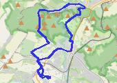 Trasa z dnia 2023-04-06 18:55 - mapa trasy gps - rower górski