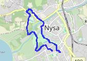 Trasa z dnia 2023-04-08 10:36 - mapa trasy gps - rower trekkingowy