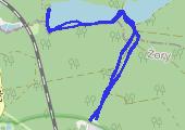 Trasa z dnia 2013-08-24 07:49 - mapa trasy gps - bieganie