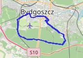 Trasa z dnia 2023-03-09 18:55 - mapa trasy gps - rower górski