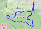Trasa z dnia 2023-02-27 16:56 - mapa trasy gps - rower górski