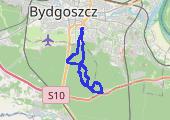 Trasa z dnia 2023-02-21 17:21 - mapa trasy gps - rower górski
