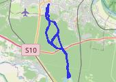 Trasa z dnia 2022-12-29 15:21 - mapa trasy gps - rower górski