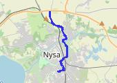 Trasa z dnia 2023-04-10 14:14 - mapa trasy gps - rower trekkingowy