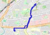 Trasa z dnia 2023-04-10 22:15 - mapa trasy gps - rower górski