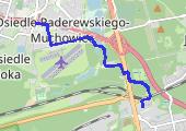 Trasa z dnia 2023-04-12 15:27 - mapa trasy gps - rower miejski