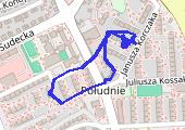 Trasa z dnia 2023-04-13 12:09 - mapa trasy gps - rower trekkingowy