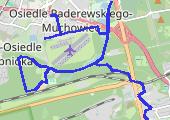 Trasa z dnia 2023-04-17 06:36 - mapa trasy gps - rower trekkingowy
