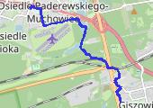 Trasa z dnia 2023-04-17 15:56 - mapa trasy gps - rower trekkingowy