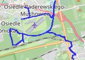 Trasa z dnia 2023-04-18 06:45 - mapa trasy gps - rower trekkingowy