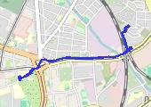Trasa z dnia 2023-04-18 08:07 - mapa trasy gps - rower górski
