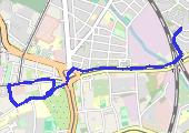 Trasa z dnia 2023-04-17 08:08 - mapa trasy gps - rower górski