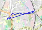 Trasa z dnia 2023-04-13 08:24 - mapa trasy gps - rower górski