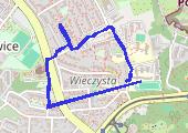 Trasa z dnia 2023-04-12 20:05 - mapa trasy gps - rower górski
