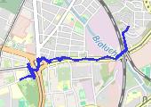 Trasa z dnia 2023-04-12 08:13 - mapa trasy gps - rower górski