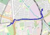 Trasa z dnia 2023-04-06 15:30 - mapa trasy gps - rower górski