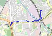 Trasa z dnia 2023-03-13 14:33 - mapa trasy gps - rower górski