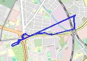 Trasa z dnia 2023-03-14 08:06 - mapa trasy gps - rower górski