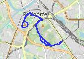 Trasa z dnia 2023-04-22 20:37 - mapa trasy gps - bieganie