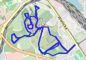 Trasa z dnia 2023-04-23 18:23 - mapa trasy gps - bieganie