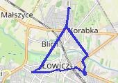 Trasa z dnia 2023-04-23 12:56 - mapa trasy gps - rower miejski