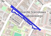 Trasa z dnia 2023-04-24 18:16 - mapa trasy gps - rower miejski