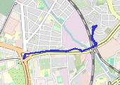 Trasa z dnia 2023-04-25 08:09 - mapa trasy gps - rower górski