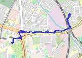 Trasa z dnia 2023-04-25 15:28 - mapa trasy gps - rower górski