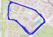 Bieganie - mapa trasy gps - bieganie