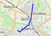 Trasa z dnia 2023-05-09 02:20 - mapa trasy gps - rower miejski