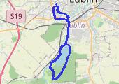 Rower zalew - mapa trasy gps - rower górski