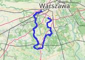 PAWŁOWICE 23-05-2023 - mapa trasy gps - rower szosowy