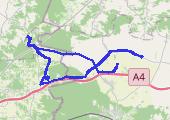 Trasa z dnia 2023-06-04 16:07 - mapa trasy gps - rower trekkingowy