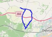Trasa z dnia 2023-06-08 17:57 - mapa trasy gps - rower trekkingowy