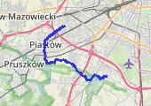 Trasa m 08-06-2023 - mapa trasy gps - rower trekkingowy