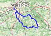 CAŁOWANIE 08-06-2023 - mapa trasy gps - rower trekkingowy