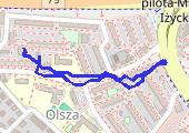 Trasa z dnia 2023-07-11 10:41 - mapa trasy gps - marsz