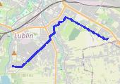 Rower_ - mapa trasy gps - rower górski