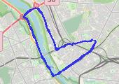 Trasa z dnia 2023-08-13 09:21 - mapa trasy gps - nordic walking