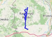Trasa z dnia 2023-08-20 16:40 - mapa trasy gps - rower trekkingowy