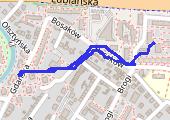 Trasa z dnia 2023-08-21 12:45 - mapa trasy gps - marsz
