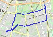 Spacer 20.12.2021 - mapa trasy gps - spacer