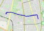 Spacer 20.03.2022 - mapa trasy gps - spacer