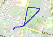 Spacer 27.03.2022 - mapa trasy gps - spacer
